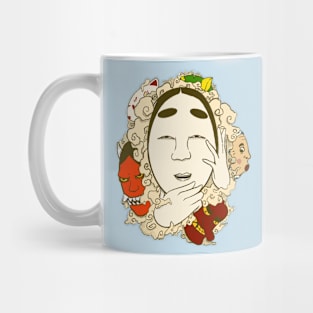 Japanese Mask Mug